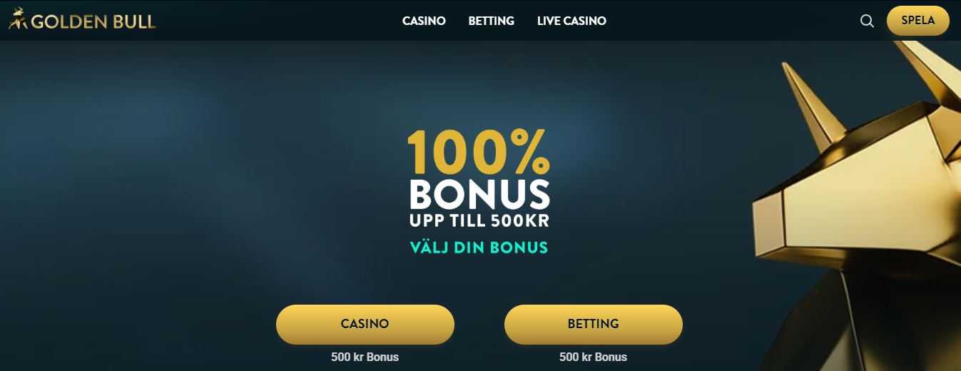 Hämta hundra procent bonus upp till femhundra kronor