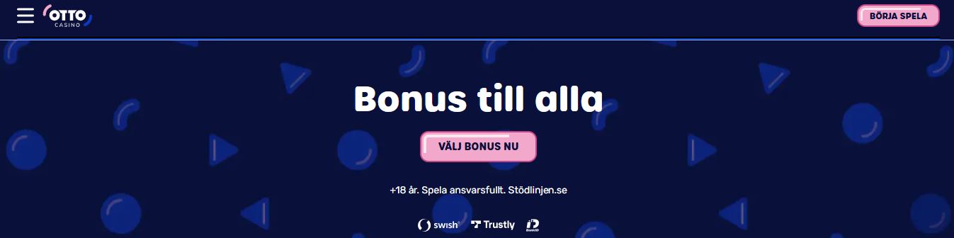 Välj din bonus nu på Otto Casino